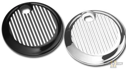Fluted Touring Fuel Door Cover Chroom Harley-Davidson