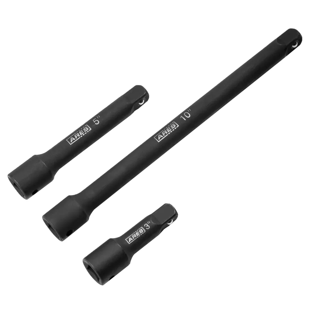 ARES 70031 - 1/2" Dr. Impact Extension Set met Keramische Bescherming