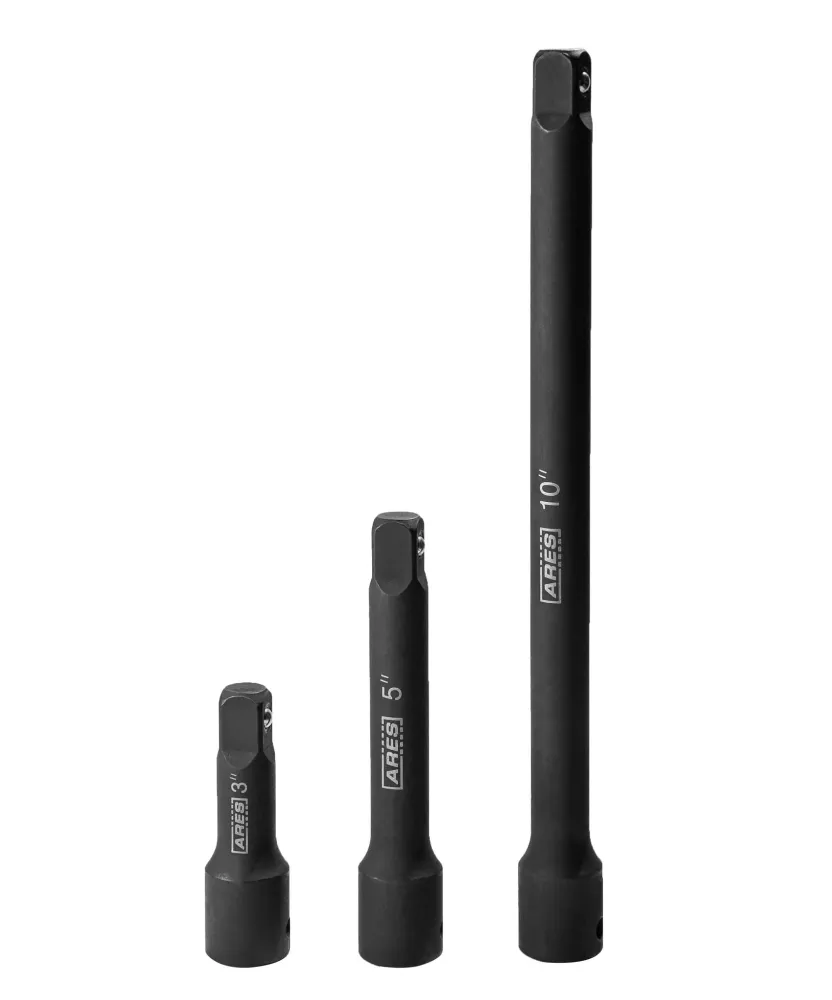 ARES 70031 - 1/2" Dr. Impact Extension Set met Keramische Bescherming