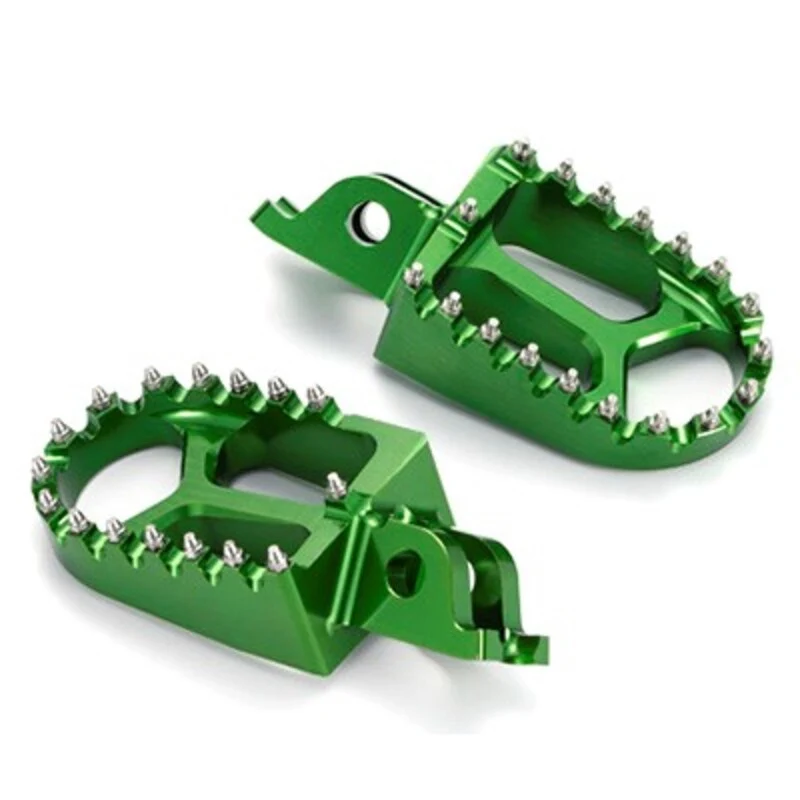Estriberas Off Road verde Kawasaki voor Lak en Kunststof
