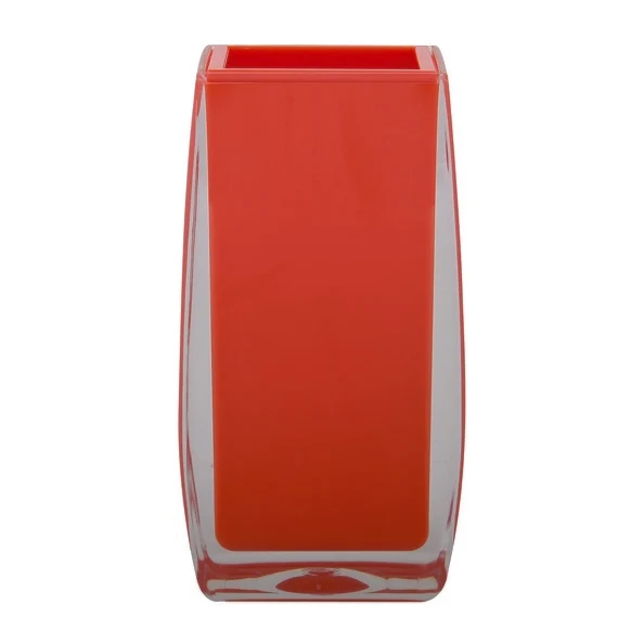 Stand toothbrush holder model Anzio Plastic - Rood voor Lak en Kunststof