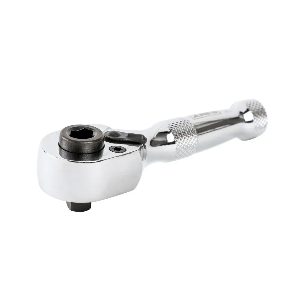 ARES 42041 - 1/4-Inch Drive 72-Tooth Stubby Ratchet and Bit Driver