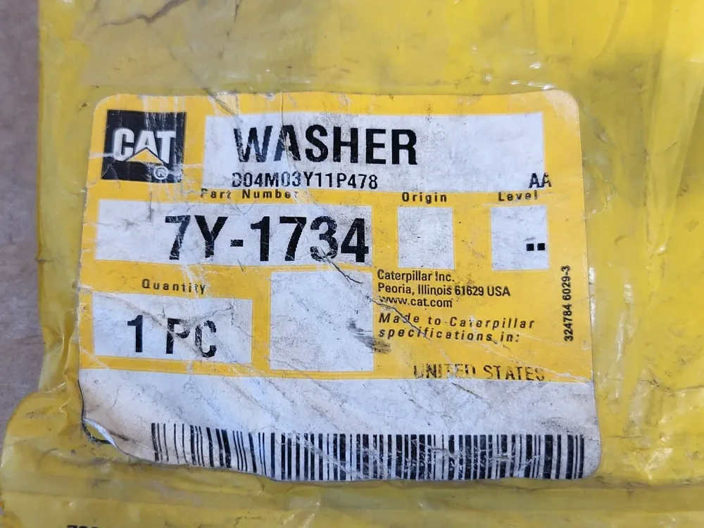 M20 ID Staal Flat Washer 7Y-1734