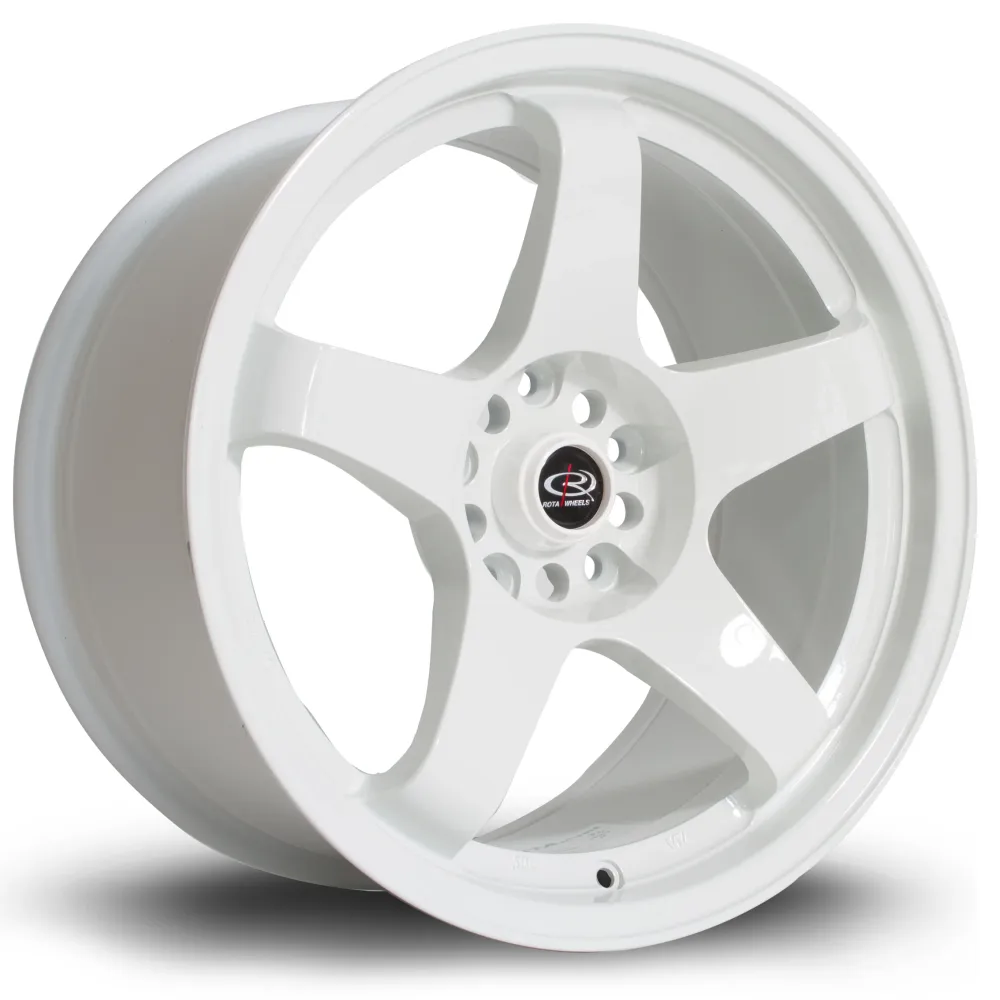 Rota GTR 17x9" 5x114.3 ET25, Wit met instructies