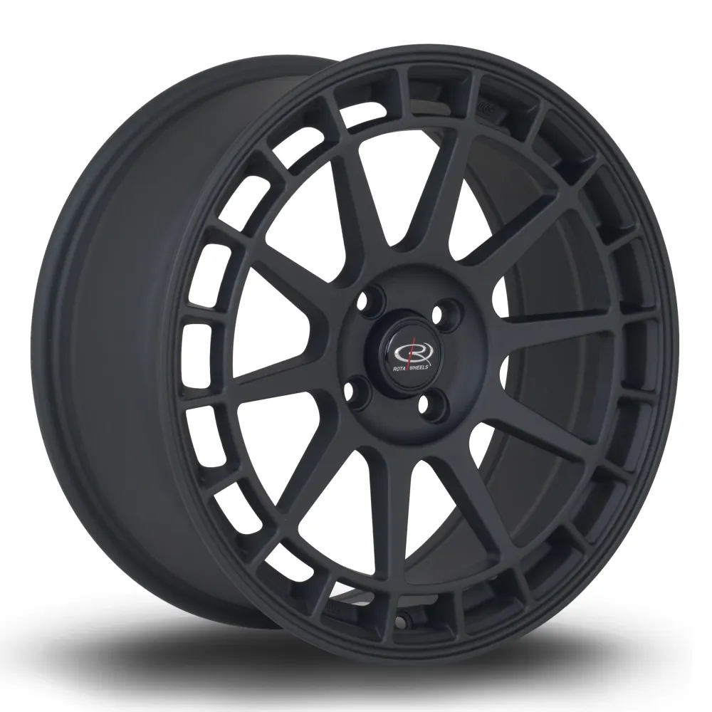 Rota Recce 17x7.5" 4x100 ET42, Flat Zwart met universele koppeling