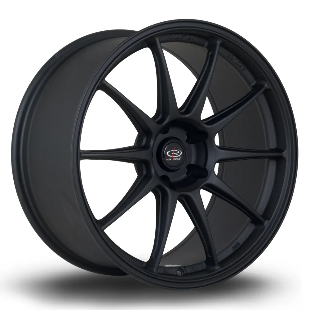 Rota Titan 19x9.5" 5x114.3 ET22, Flat Ravenzwart