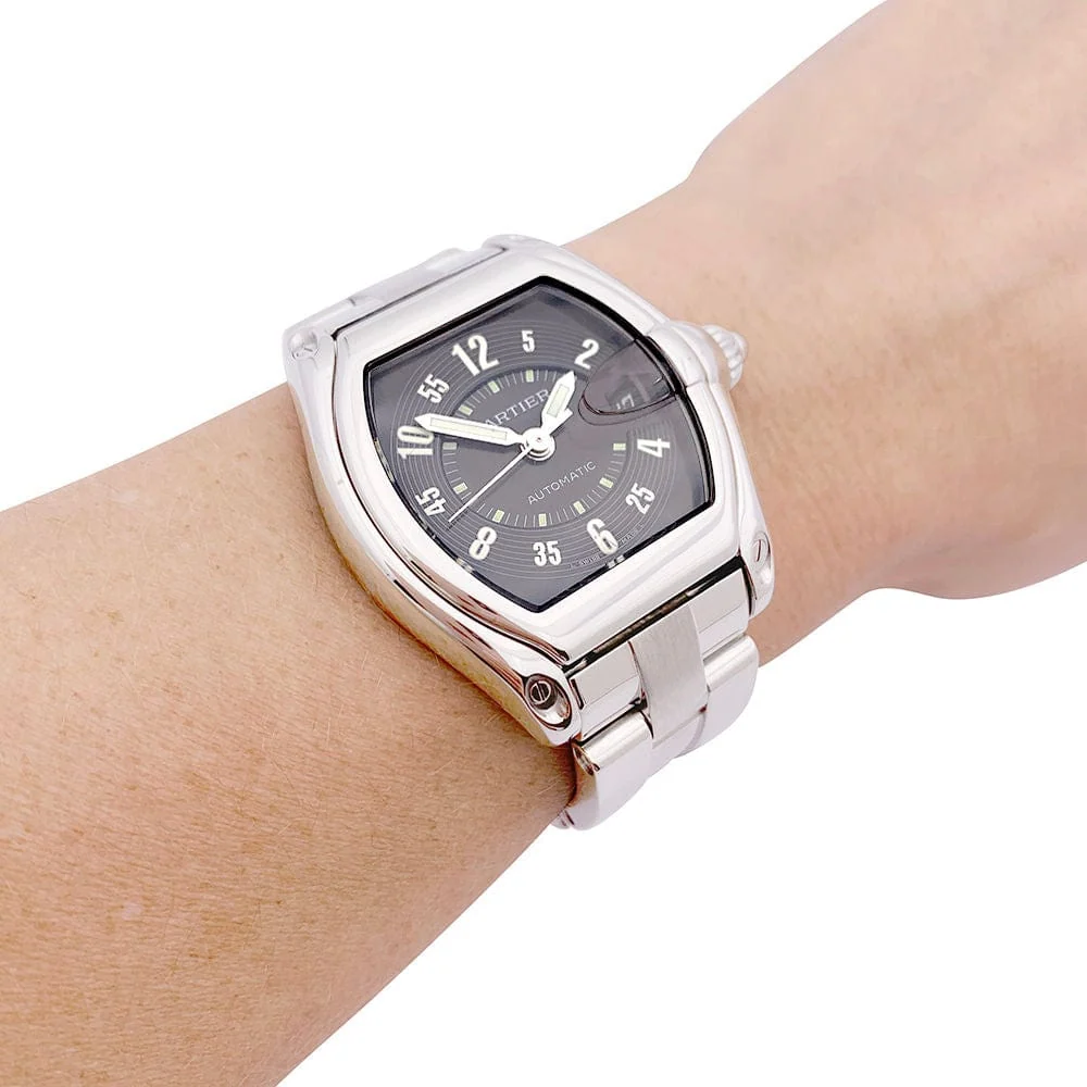 Watch Cartier Staal roadster.