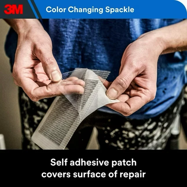 3M Blue-to-White 8-oz Color-changing, Heavy Duty, Waterproof Interior/Exterior Zeeblauw Spackling Kit voor verbeterde aero...