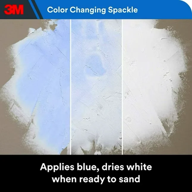 3M Blue-to-White 8-oz Color-changing, Heavy Duty, Waterproof Interior/Exterior Zeeblauw Spackling Kit voor verbeterde aero...