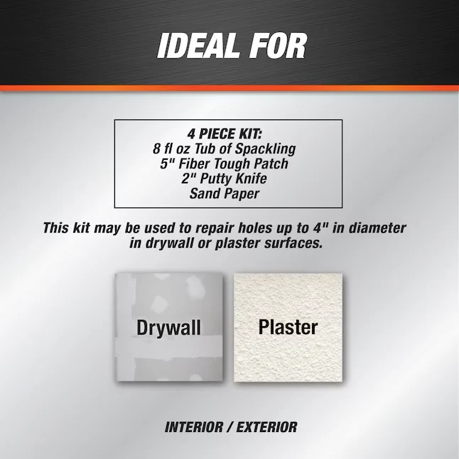 DAP DryDex 8-fl oz Color-changing Interior/Exterior Melkwit Spackling Kit | UV-bestendig | Kleurvast