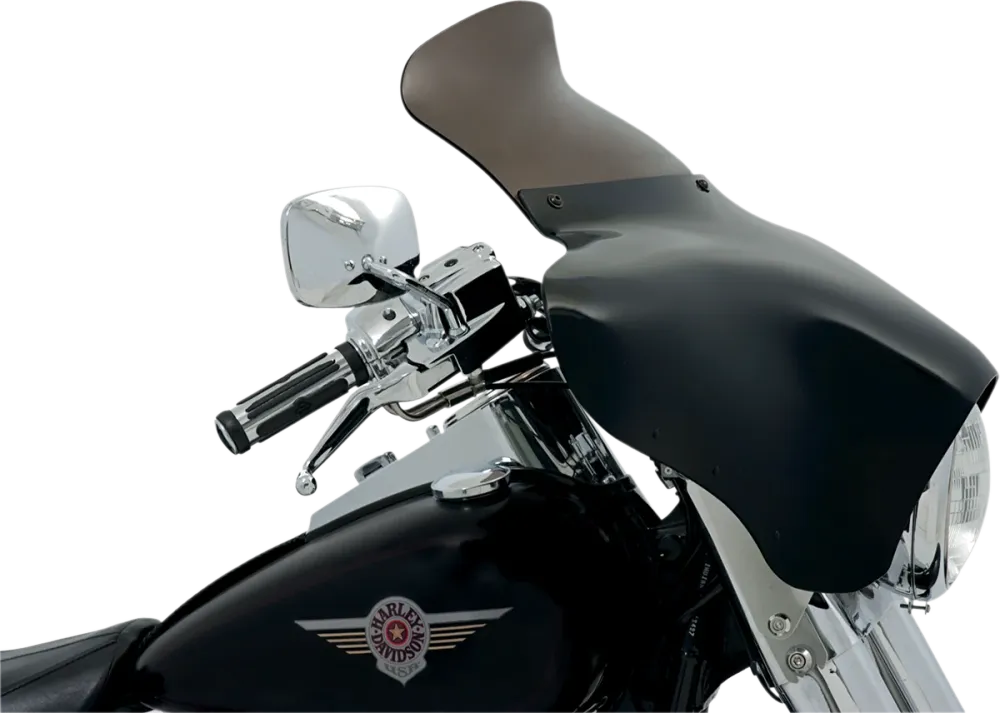 Premium Carbon Fiber Memphis Shades MEP8561 9" Batwing Fairing Spoiler Smoked