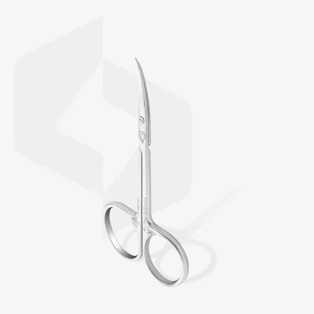 Staleks cuticle scissors "Magnolia" - UNIEK 22 TYPE 1 ( hook)