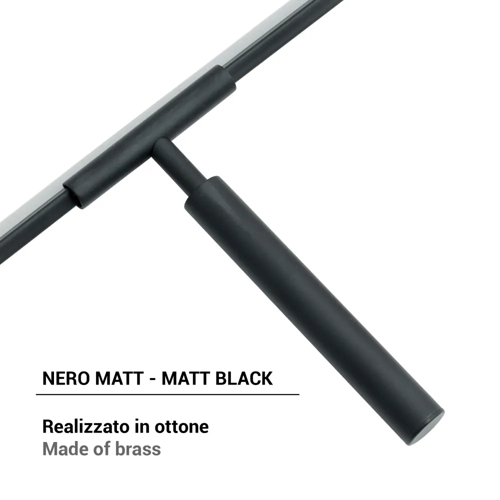 Thor model messing windshield wiper - Matte Black matte afwerking