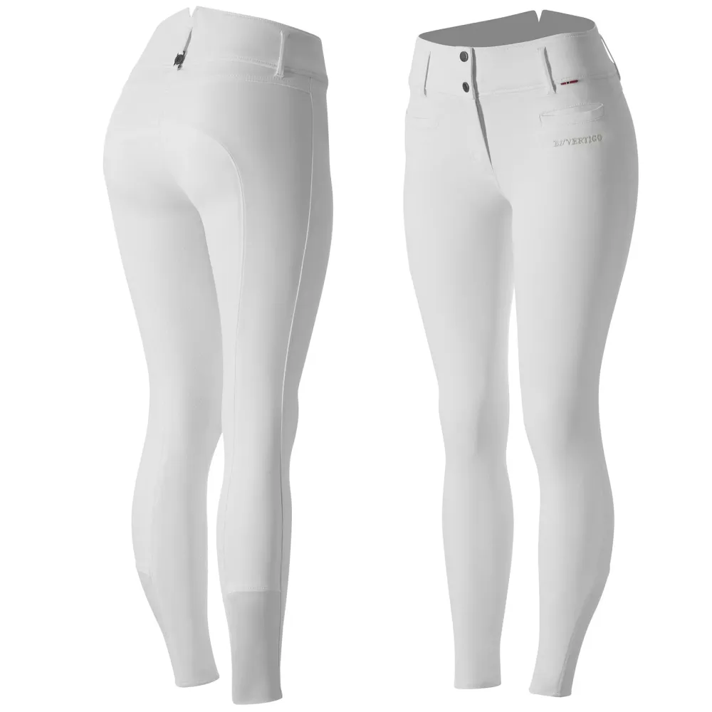 Tiffany Women's Siliconenrubber Full Seat Breeches UPF 50+ Bright White 4