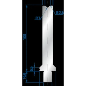 Part No. 3271 @ 200mm 86 Degree Enkel V Die