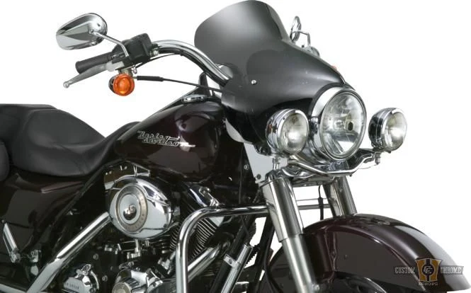 Stinger Windshield Dark Smoke Harley-Davidson voor gebogen ruiten
