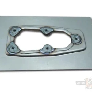 Weld- EFI plate Harley-Davidson compatible met hook-type bevestiging