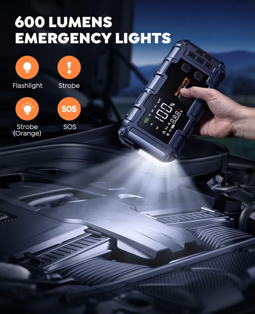 Anti-bevriezing vloeistof 【Top Rated】Buture Beta07 Car Jump Starter 6000A 160PSI Air Compressor