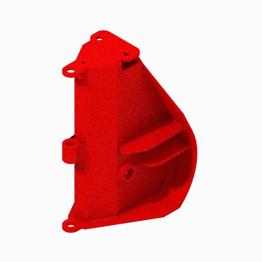 Boss CHA01019-01 Center Section Rt3 V,05- [Weld] rood transparante fles