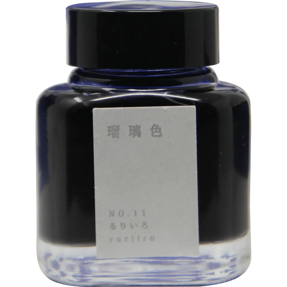 Kyoto Shimmer Ink Bottle - Ruriiro - 40ml met helder zicht