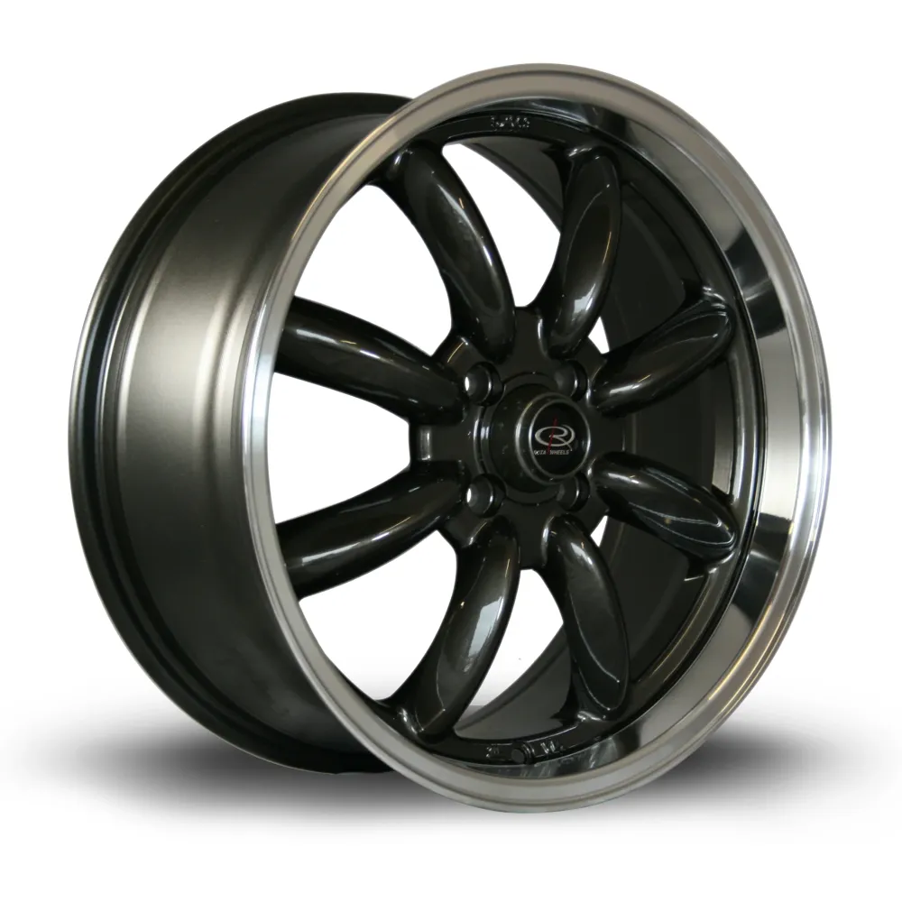 Rota RB 17x7.5" 4x100 ET45, Gunmetal - 650ml