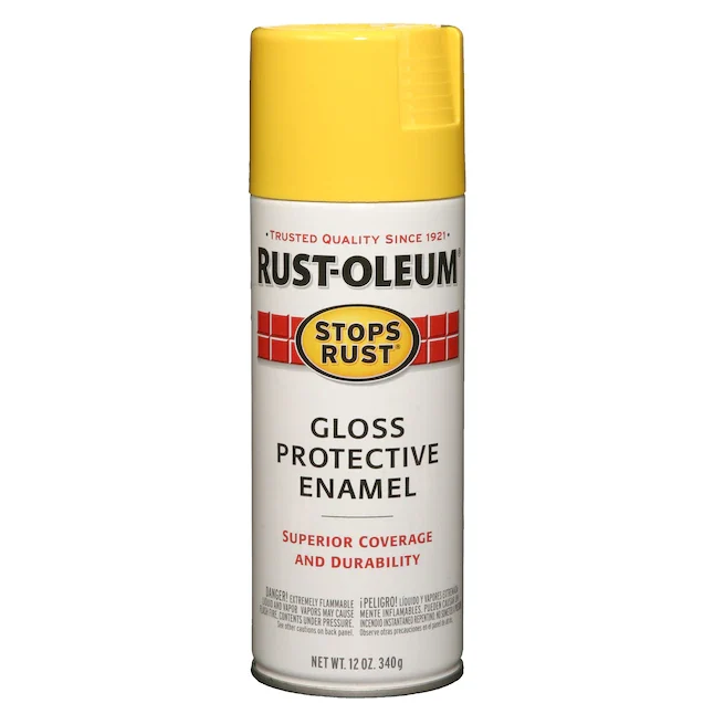 Rust-Oleum Stops Rust Gloss Sunburst Mosterdgeel Spray Paint (NET WT. 12-oz)