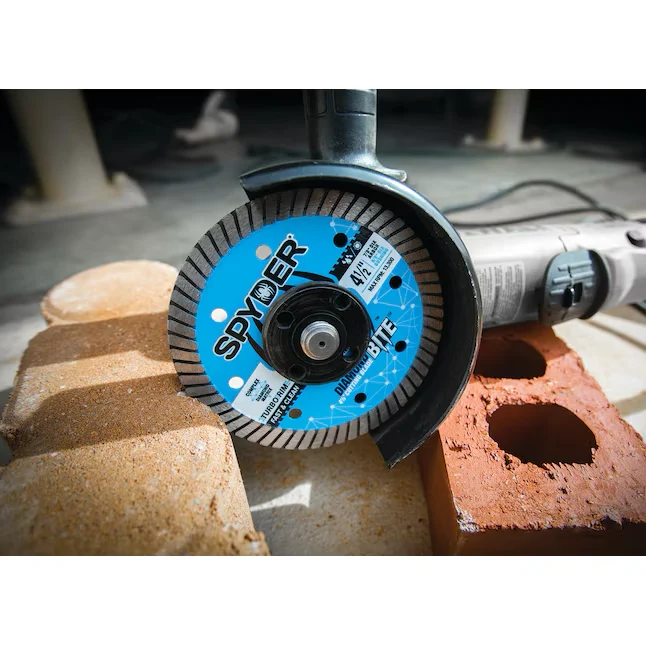 Spyder Diamond Bite 4-1/2- Wet/Dry Turbo Rim Diamond Saw Blade