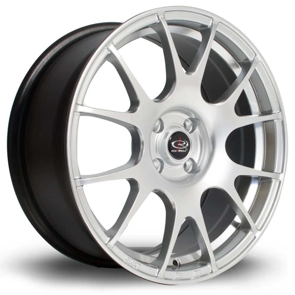 Rota Blitz 17x7.5" 4x108 ET45, Zilver transparante fles