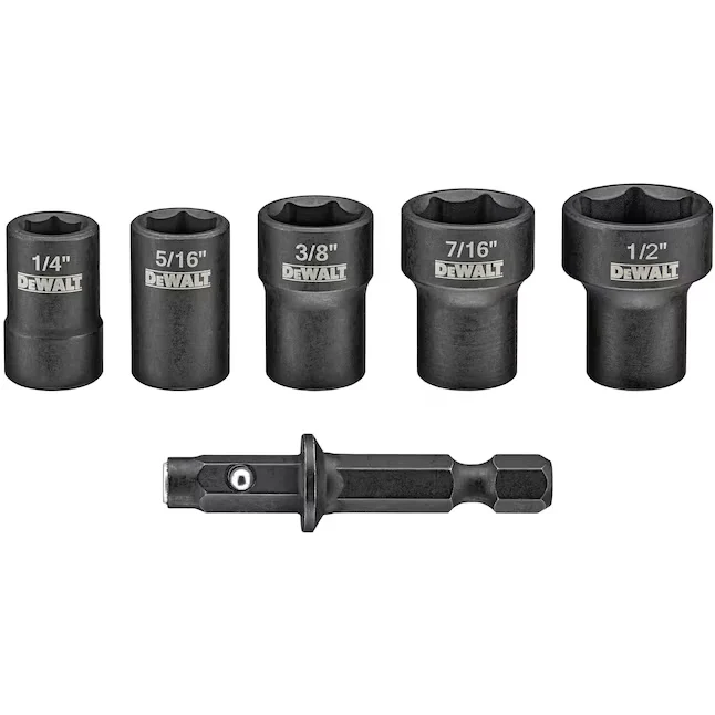 Voorruit wisserarm DEWALT Impact ready Nutsetter Impact Driver Bit (5-Piece)