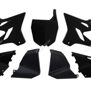 Kit plastica RACETECH Replica (2015) Negro Yamaha YZ125 / 250 zilver zwart