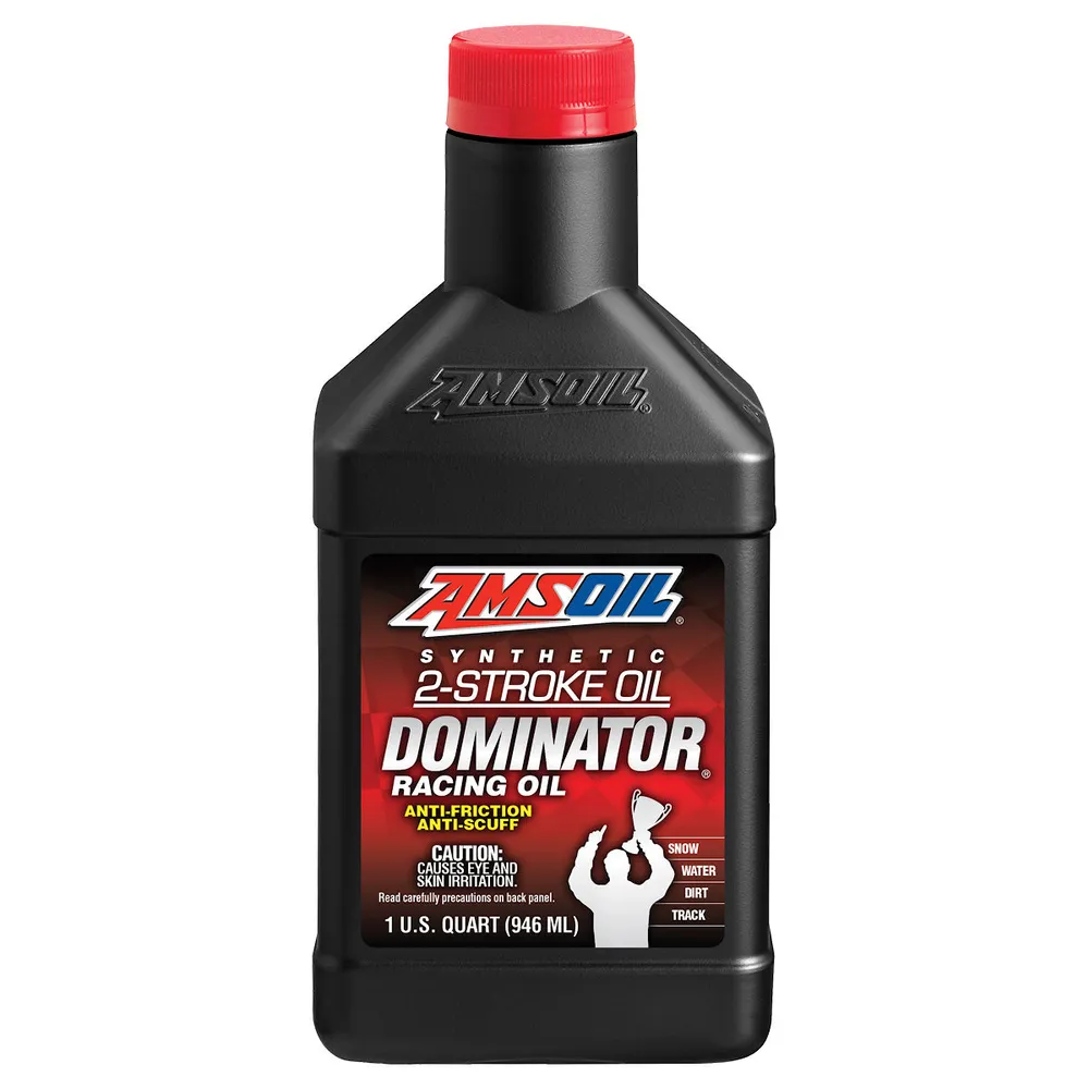 AMSOIL DOMINATOR SERIES ACEITE SINTÉTICO 2 TIEMPOS 1/4 G (0,946 L) Compacte Opbergtas