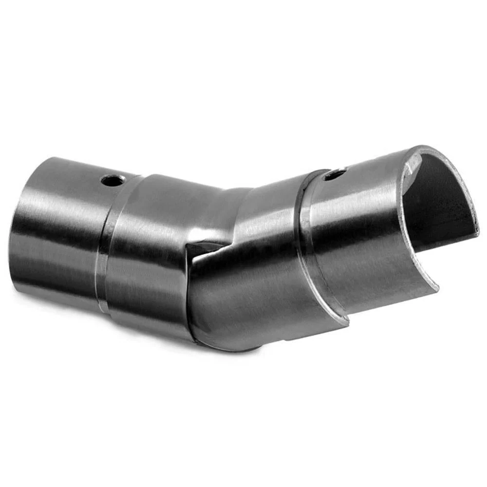 Q-railing Afstelbaar 25-55 Degree (Round) ( Upwards Connector)