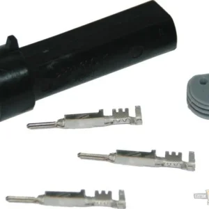OEM Speedometer Sensor Connector or Horn Mate Connector Zwart Harley-Davidson - 6PK1870