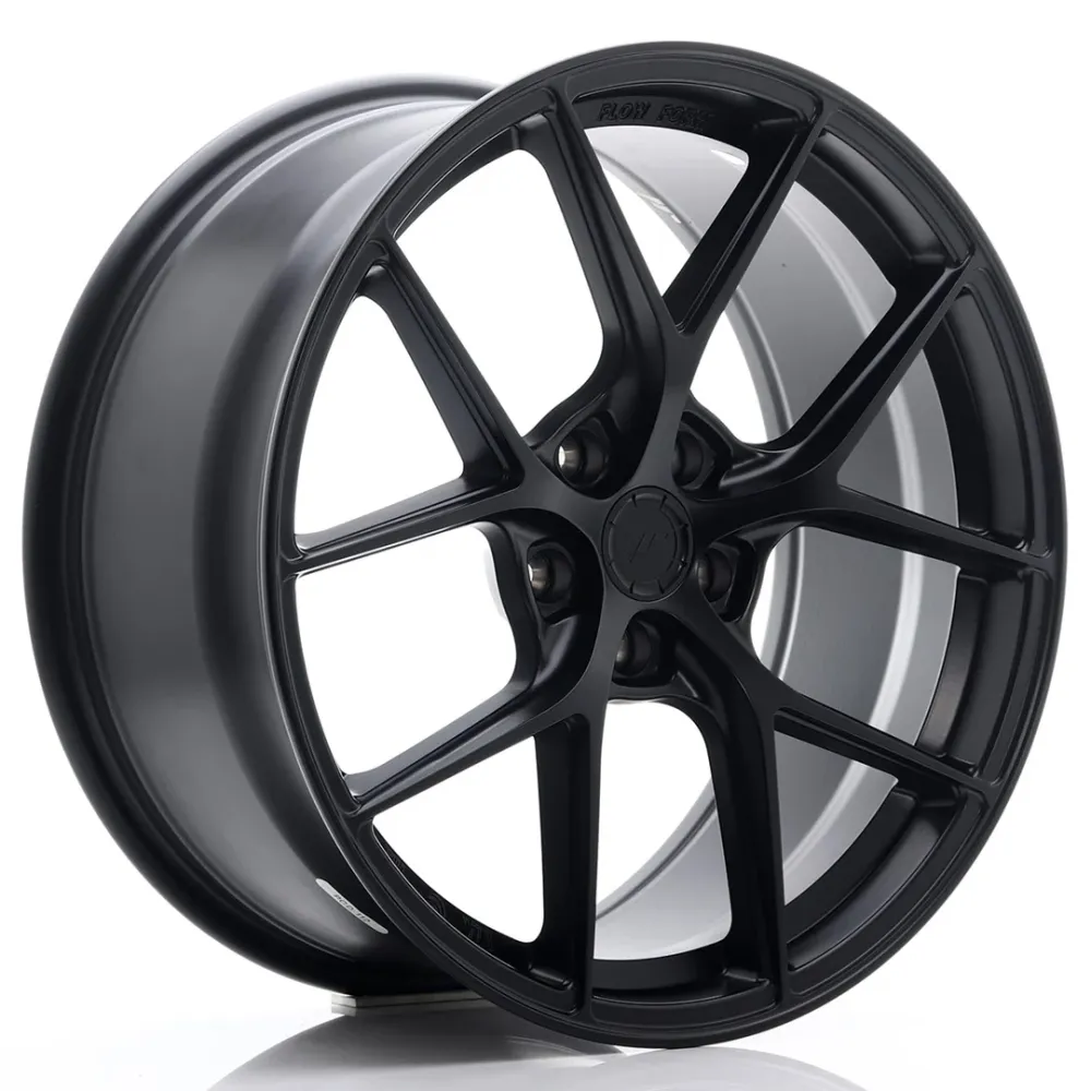 Professionele Japan Racing SL-01 Super Light 19x8.5" ET35, Flat Zwart