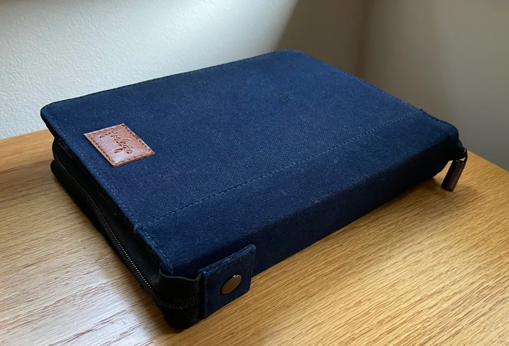 Girologio Katoenen Denim Pen Case - 24 Zip