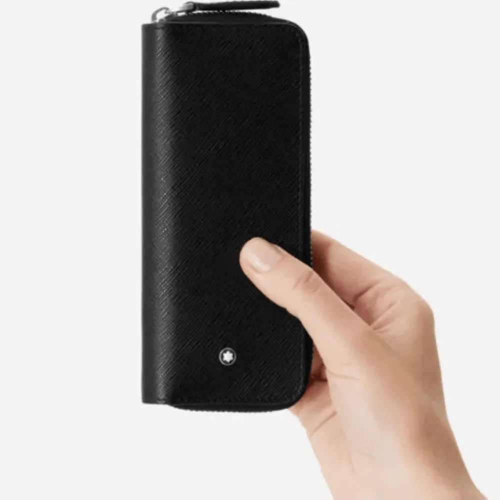 Montblanc Sartorial 2 Pen Pouch - Ravenzwart (Zip Closure)