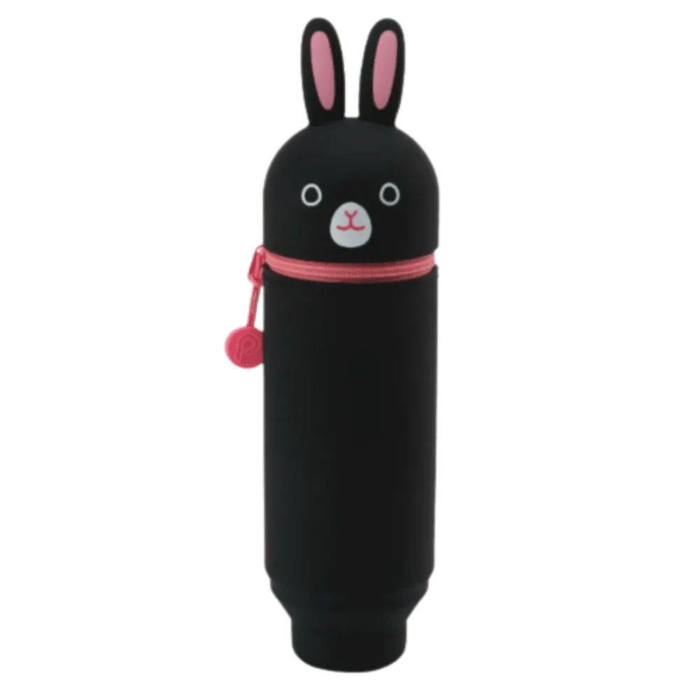Punilabo Silicone Stand Up Pen Cases - Koolzwart Rabbit