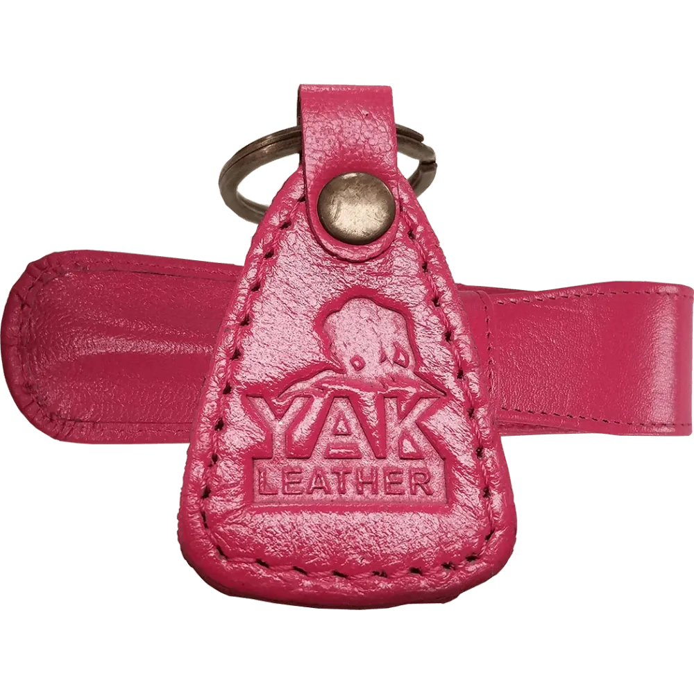 Yak Leather Solo Case Flap - Dragonfruit
