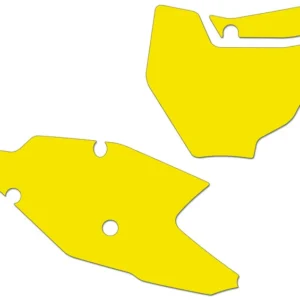 Kit adhesivos portanúmeros Blackbird KTM SX/SX-F 19 standard/amarillo