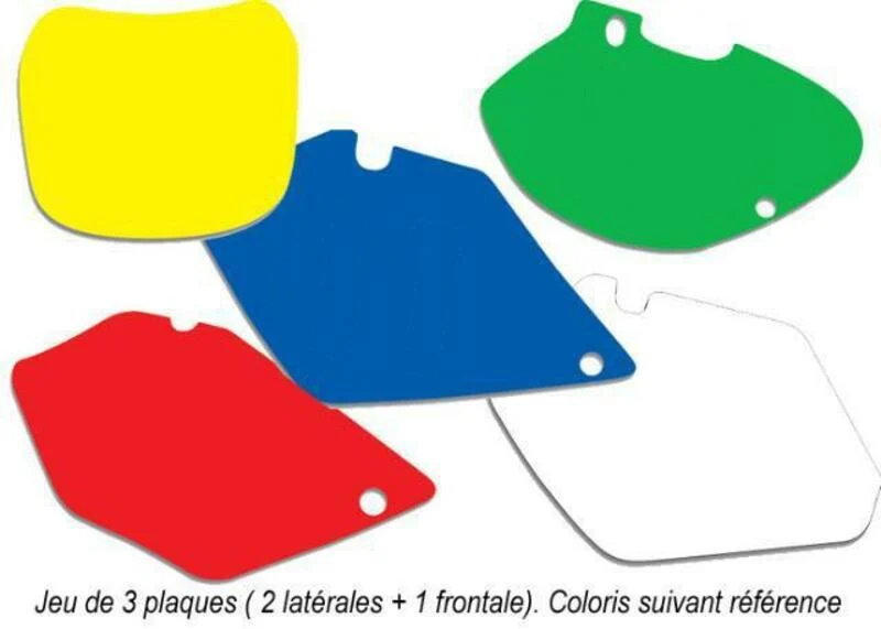 Kit adhesivos portanúmeros Blackbird KTM SX/SX-F 19 standard/verde