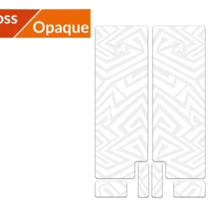 Kit adhesivos protectores de horquilla ALGIS LINES brillo blanco