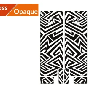 Kit adhesivos protectores de horquilla ALGIS LINES brillo negro