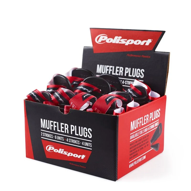 Kit de tapas de silenciador POLISPORT - 4 piezas 2T / 6 piezas 4T