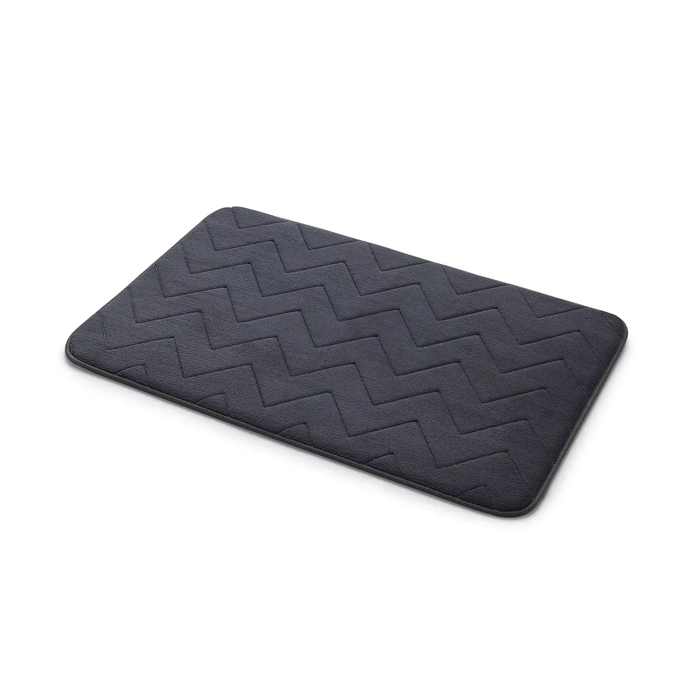 Rug 50x80 memory foam non-slip bottom Foam Gedy - Anthracite