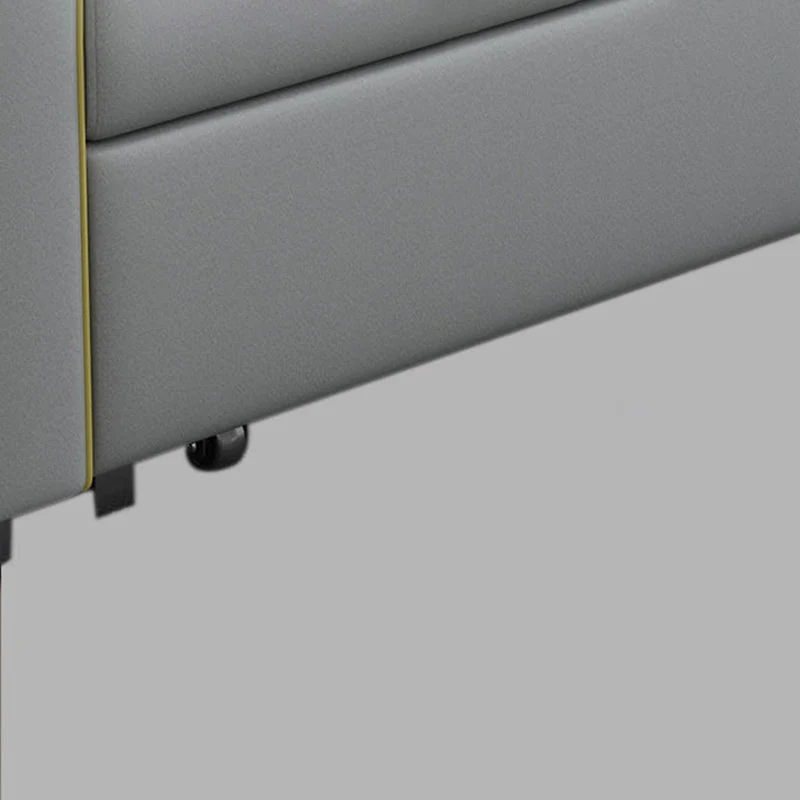 Scandinavian Upholstered Sleeper Sofa Faux Leather Transformerend Sofas 39