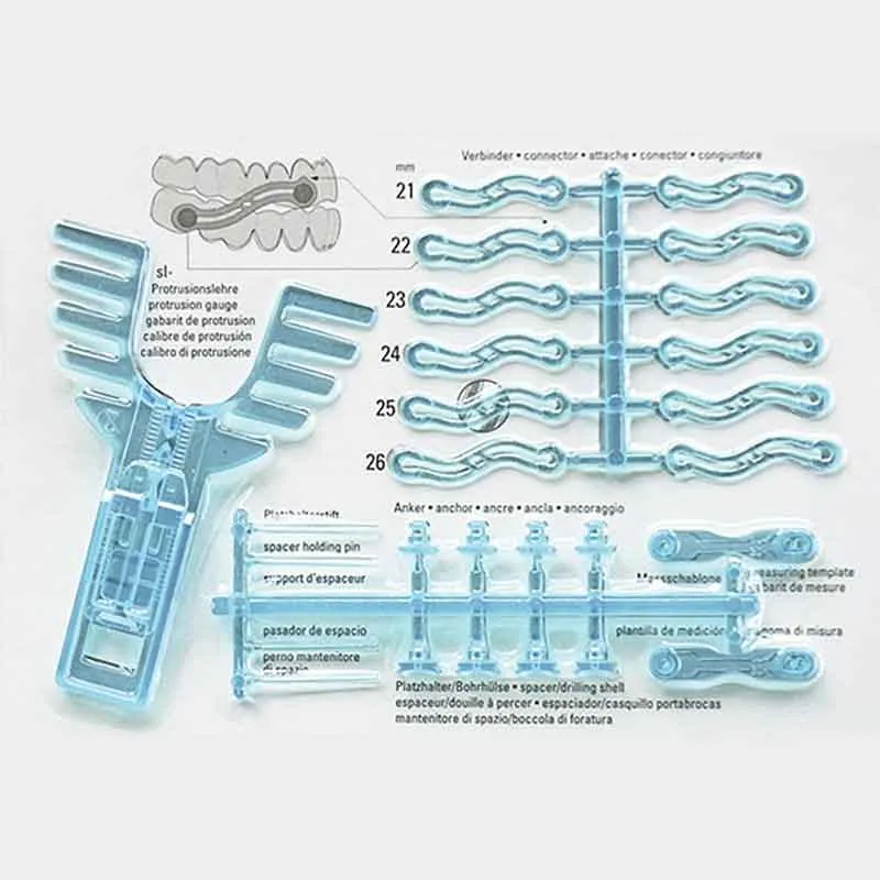 Silensor-SL Connectors & linking elements (5 pairs) met 7-polige stekker Silensor