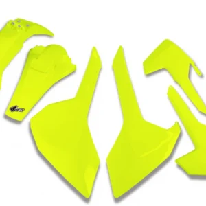 Kit plástica completo UFO Husqvarna amarillo fluor HUKIT618-DFLU met 3M kleefband