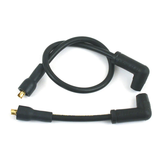 Accel 8.8mm Wire Set, Koolzwart (SUPP. Core) Harley-Davidson met 400A Piekstroom