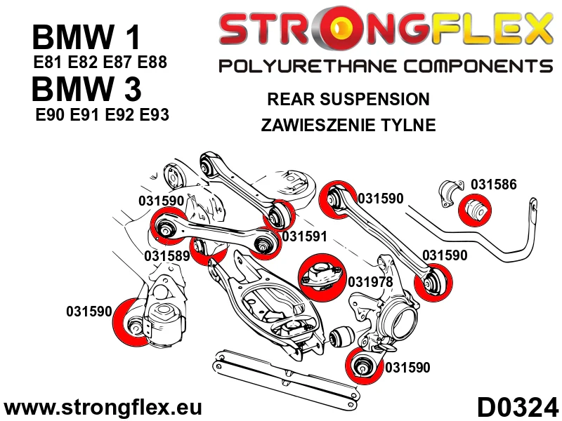 Ophangingsarm Rear shock absorber - lower mount - BMW > Serie 1 > I E81 / E82 / E87 / E88 > E81 / E82 / E87 / E88 |BMW > S...