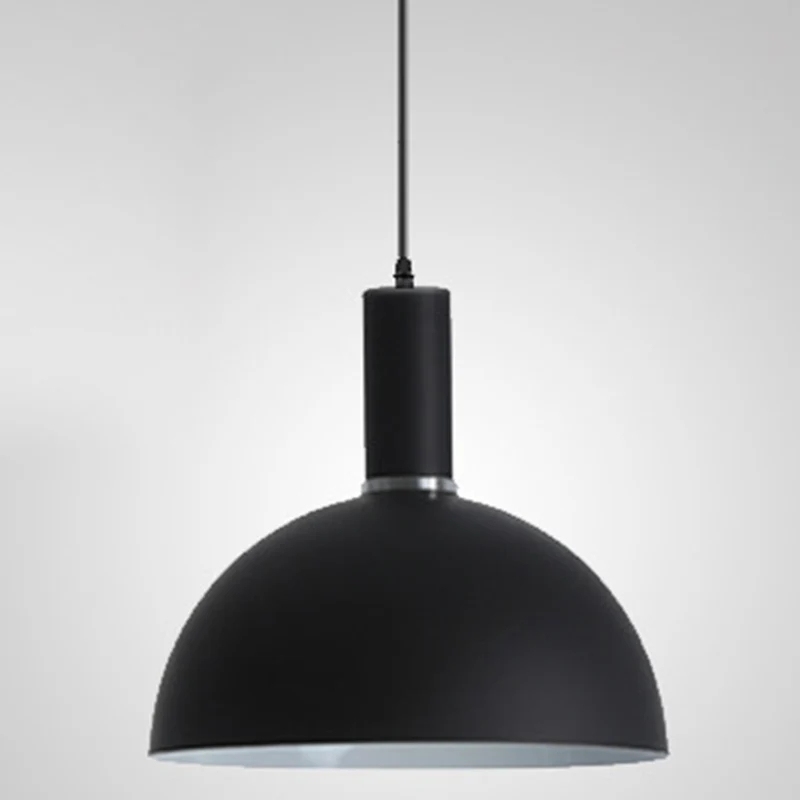 Metalen schaduwrijke slingerlamp Scandinavische stijl enkele ophangverlichting voor eetkamer